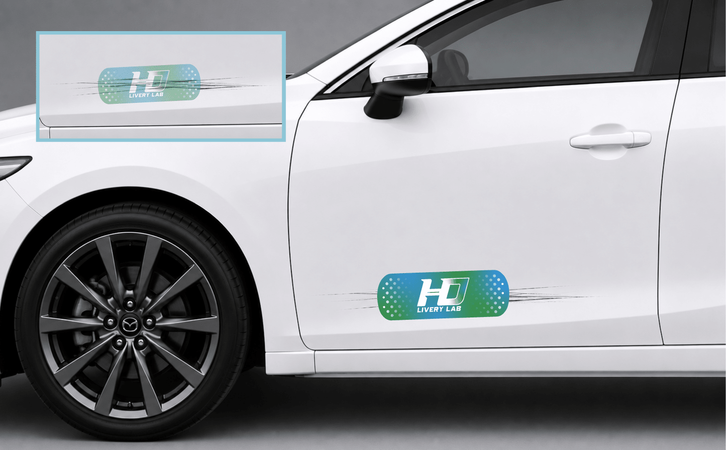 Official HD Livery Lab Edition Scratch Cover Decal- HD Livery Lab by HD Designs