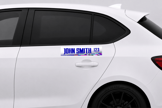 Glitch Shift Name Plate- HD Livery Lab by HD Designs