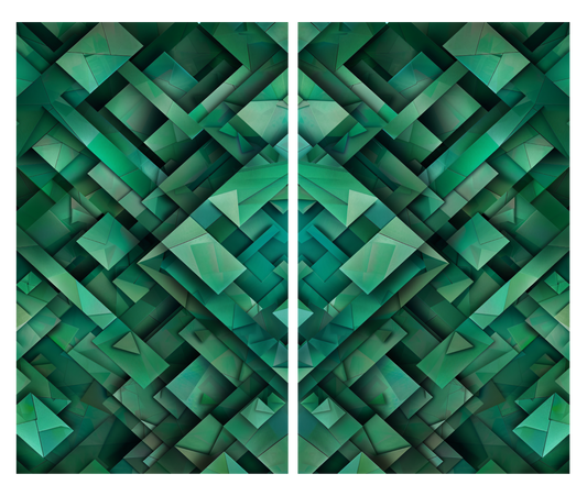 Jade Matrix pillar kit artwork featuring geometric jade-inspired graphics.