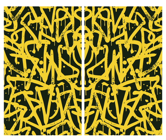 Signal Chaos pillar kit artwork featuring industrial caution graphics.
