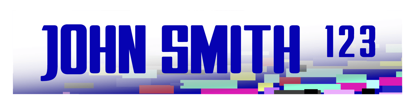 Glitch Shift Name Plate- HD Livery Lab by HD Designs